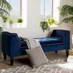 Modern and Contemporary Velvet Bench