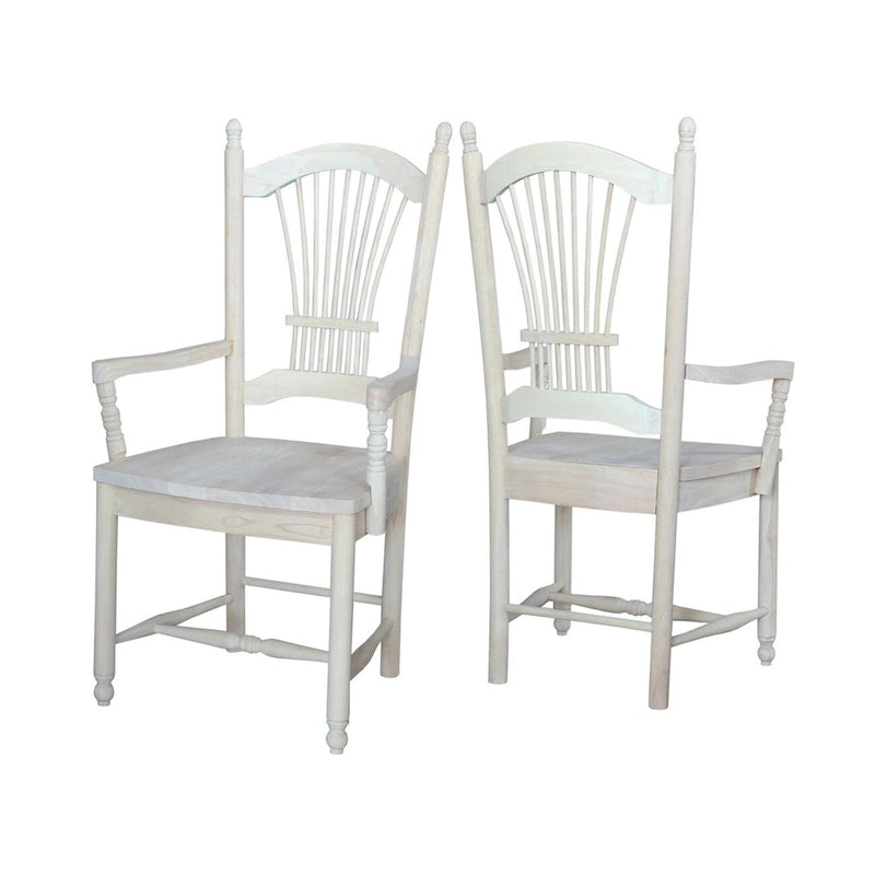 International Concepts Sheafback Chair with Arms