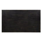 Furniture of America Tays Contemporary Black Solid Wood Dining Table