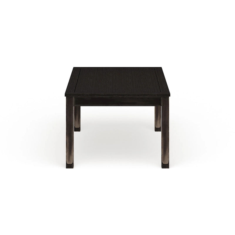 Furniture of America Tays Contemporary Black Solid Wood Dining Table
