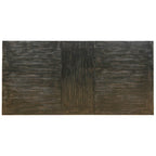 Furniture of America Tays Contemporary Black Solid Wood Dining Table