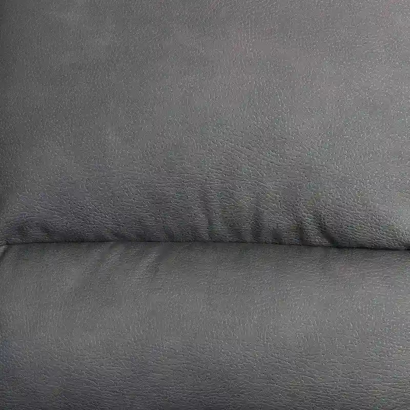 Werr Contemporary Faux Nabuck Fabric Sleeper Sectional with Storage Under Chaise by Furniture of America