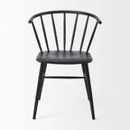 Colin Black Metal Dining Chair - 21.2W x 21.2D x 30.3H