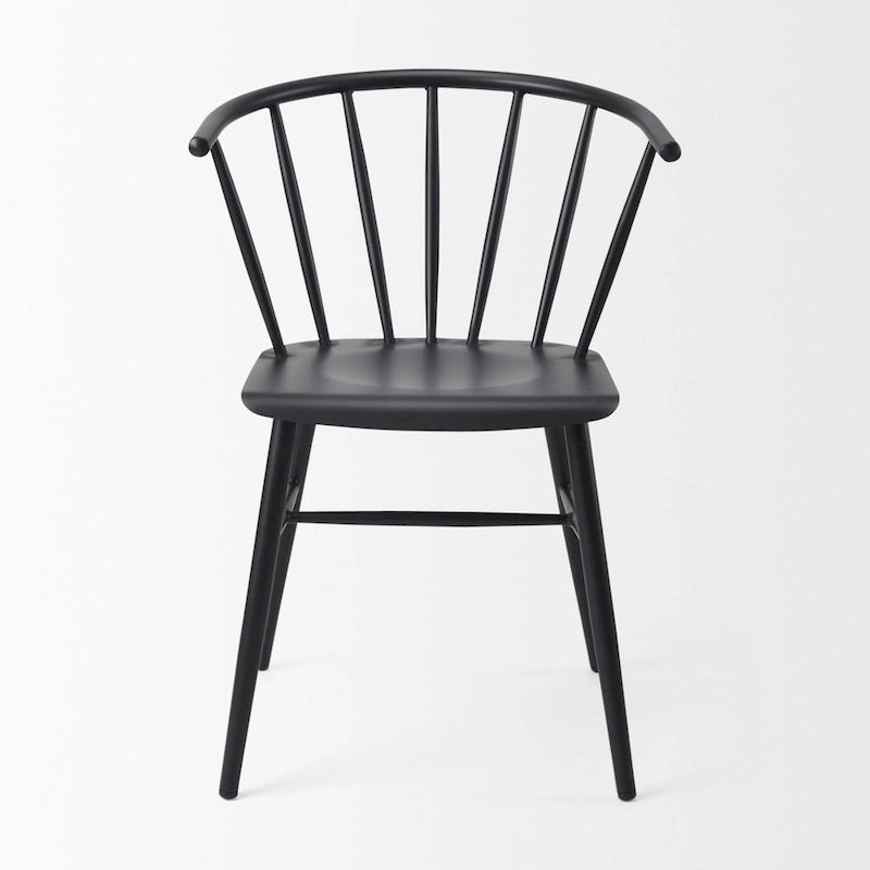 Colin Black Metal Dining Chair - 21.2W x 21.2D x 30.3H