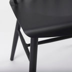 Colin Black Metal Dining Chair - 21.2W x 21.2D x 30.3H