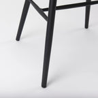 Colin Black Metal Dining Chair - 21.2W x 21.2D x 30.3H