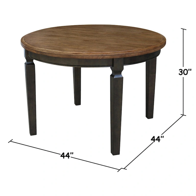 44 x 44 in. Round Top Dining Table - N/A