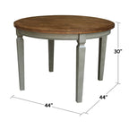 44 x 44 in. Round Top Dining Table - N/A