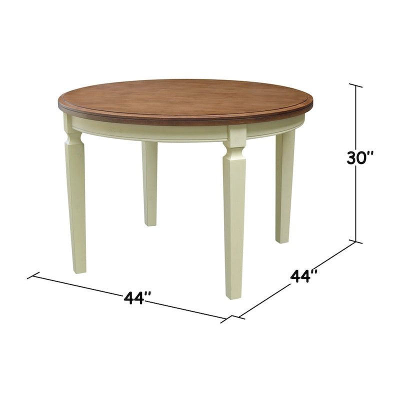 44 x 44 in. Round Top Dining Table - N/A