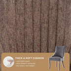 Wingback Upholstered Dining Chairs Set of 2, Fabric Side Dining Room Chairs, Living Room Chairs for Home Kitchen