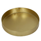 Adeco Multipurpose End Table Metal Shelf Holder Organizer Entrance Umbrella Stand - 9. 25 x 9. 25 x 18. 78