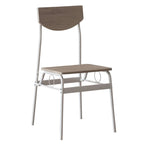 Steel Frame 6-Piece Modern Dining Set for Kitchen