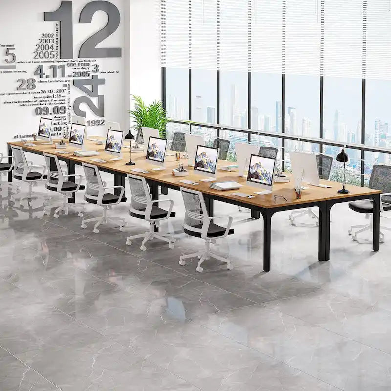 6.5FT Rectangle Conference Meeting Seminar Business Table