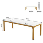 6.5FT Rectangle Conference Meeting Seminar Business Table