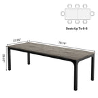 6.5FT Rectangle Conference Meeting Seminar Business Table