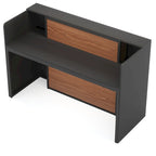 63 Inch Reception Desk with LED Lights for Store Office