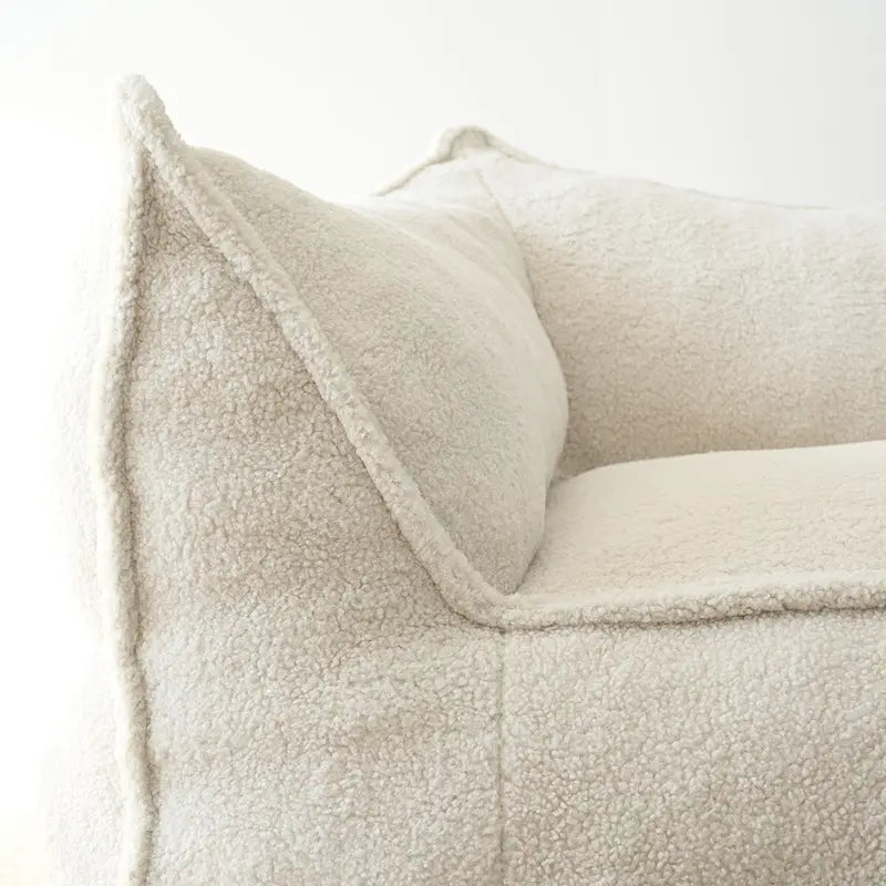 Lazy Sofa Chair Bean Bag Chair Sofa with Ottoman