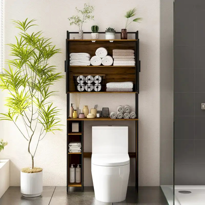 Over The Toilet Storage Shelf,Over-The-Toilet Organizer Rack,Bathroom