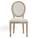 CO-Z King Louis XVI Upholstered Dining and Side Chairs, Set of 2