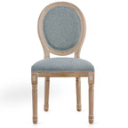 CO-Z King Louis XVI Upholstered Dining and Side Chairs, Set of 2