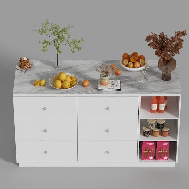 Kitchen Island Multi-Functional Sideboard for Contemporary Interiors - 63