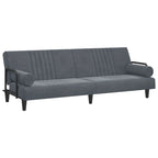vidaXL Sofa Bed with Armrests Couch Recliner Loveseat Folding Daybed Velvet - 80.7 x 35 x 27.6