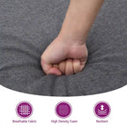 vidaXL 2-Seater Sofa Dark Gray 55.1 Fabric - 62.2 x 30.3 x 31.5