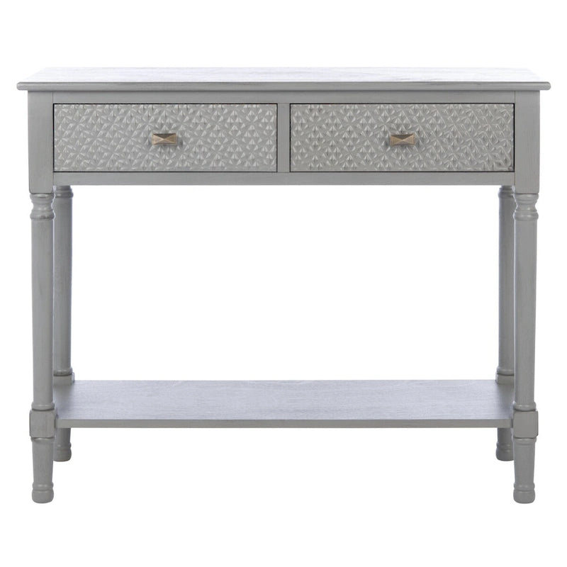 SAFAVIEH Salina 2-Drawer Console Table - 35.5 W x 13 L x 29.5 H - 36Wx13Dx30H