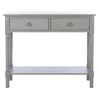 SAFAVIEH Salina 2-Drawer Console Table - 35.5 W x 13 L x 29.5 H - 36Wx13Dx30H