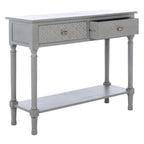 SAFAVIEH Salina 2-Drawer Console Table - 35.5 W x 13 L x 29.5 H - 36Wx13Dx30H