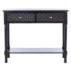 SAFAVIEH Salina 2-Drawer Console Table - 35.5 W x 13 L x 29.5 H - 36Wx13Dx30H