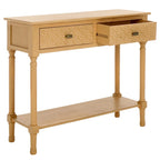 SAFAVIEH Salina 2-Drawer Console Table - 35.5 W x 13 L x 29.5 H - 36Wx13Dx30H