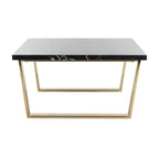 SAFAVIEH Bea Black/ Brass Square Coffee Table - 31.5 x 31.5 x 15.8 - 32Wx32Dx16H