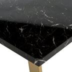 SAFAVIEH Bea Black/ Brass Square Coffee Table - 31.5 x 31.5 x 15.8 - 32Wx32Dx16H