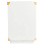 SAFAVIEH Couture Gilberte Lacquer Side Table - 24 In W x 18 In D x 26 In H - 24Wx18Dx26H