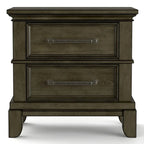 Furniture of America Evva Traditional Grey Wood 6-Piece Panel Bedroom Set