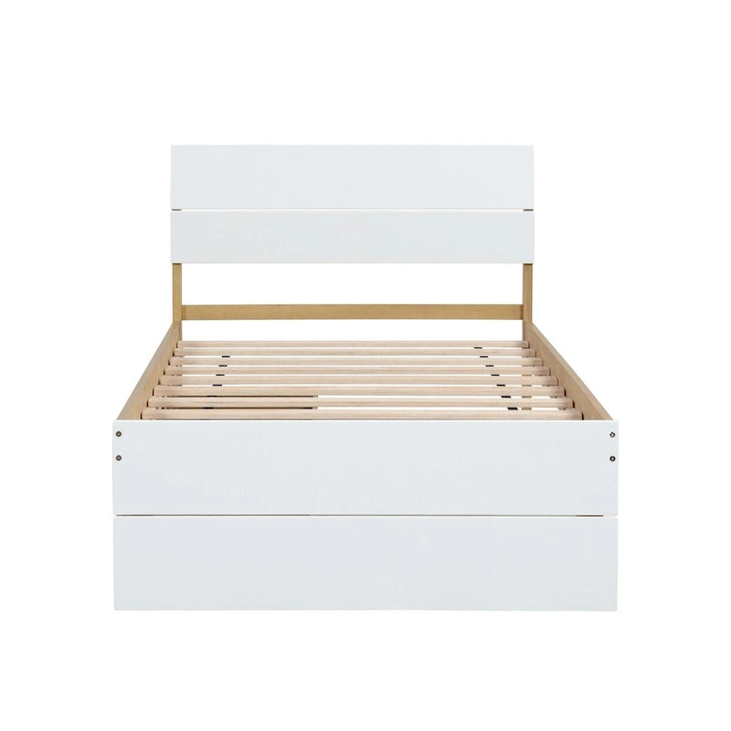 Modern Twin Bed Frame With Trundle