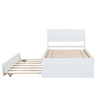 Modern Twin Bed Frame With Trundle