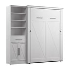 Key West Full Murphy Bed with Closet Wardrobe (88W) by Bestar