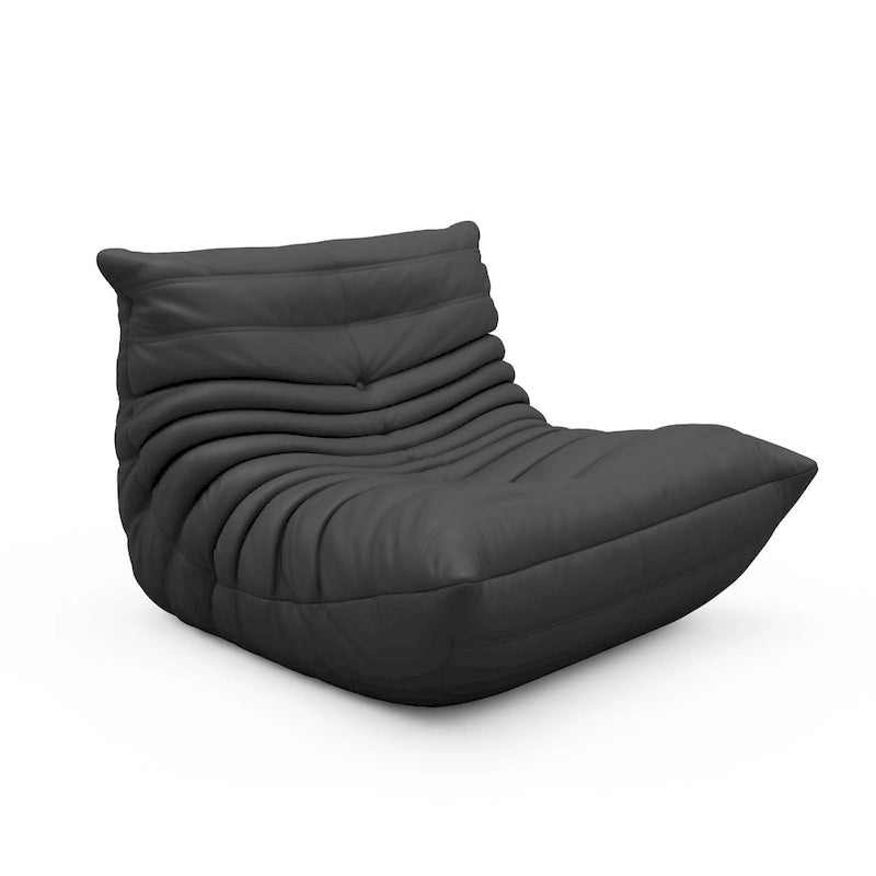 Furgle Microfiber Leather Sofa Ergonomic Design Lazy Sofa Floor Sofa