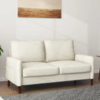 Living Room Loveseat Linen Sofa