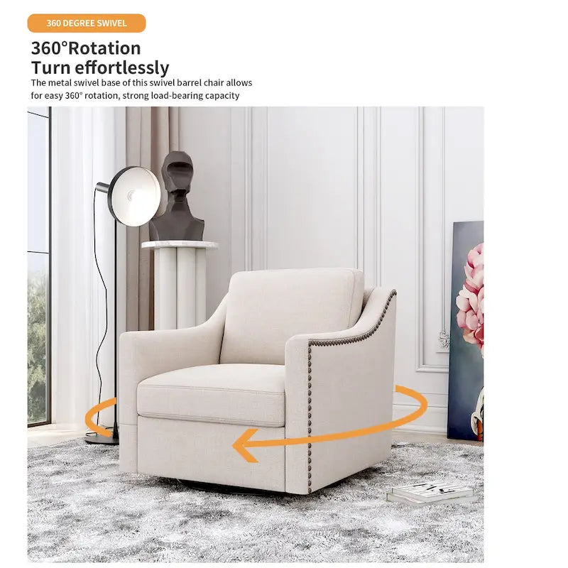 360 Degree Swivel Armchair