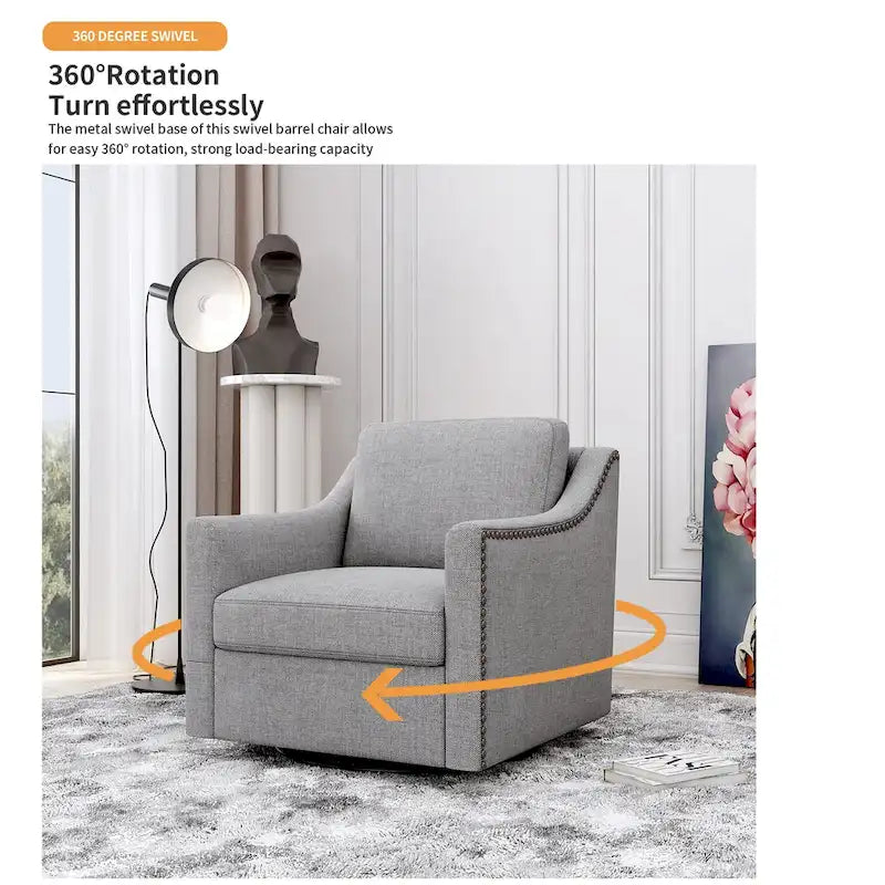360 Degree Swivel Armchair