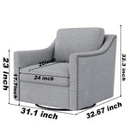 360 Degree Swivel Armchair