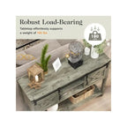 46 Console Table with Sliding Barn Door