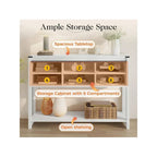 46 Console Table with Sliding Barn Door