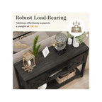 46 Console Table with Sliding Barn Door