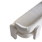 75.59 Wide Boucle Upholstery Modern Sofa for Living Room Beige