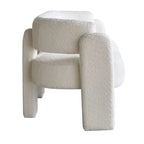 75.59 Wide Boucle Upholstery Modern Sofa for Living Room Beige