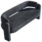 75.59 Wide Boucle Upholstery Modern Sofa for Living Room Beige